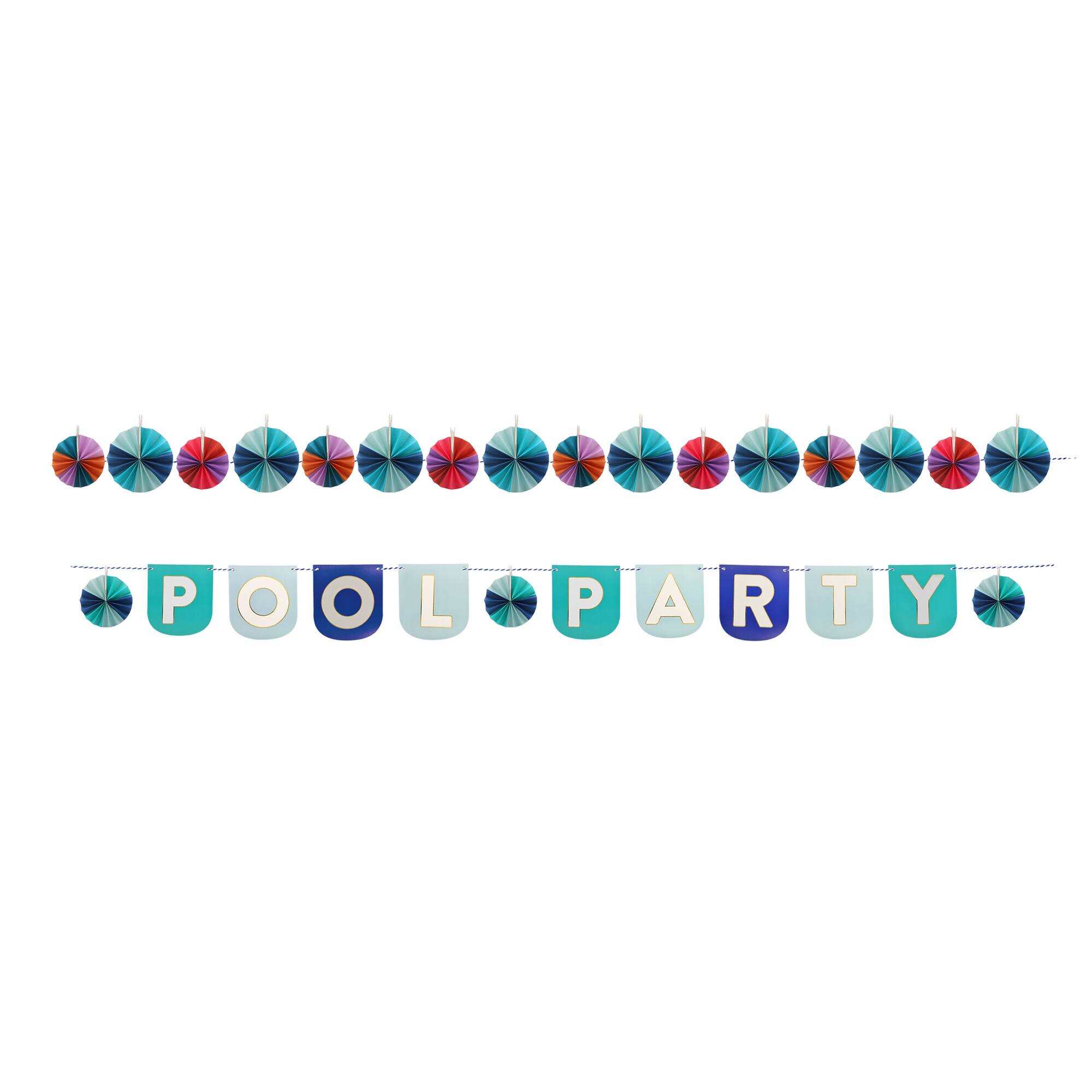 Jonathan Adler x Michaels Teal Pool Party Banner Set